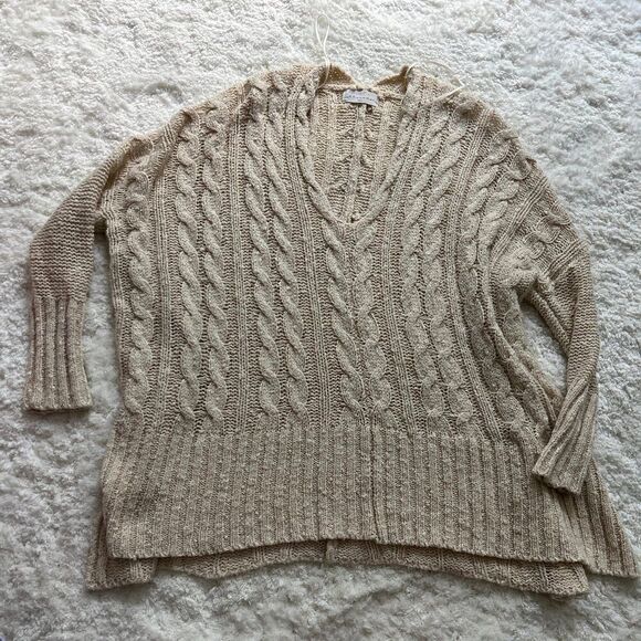 American Threads Knit V-Neck Long Sleeve Sweater S - Picture 1 of 4